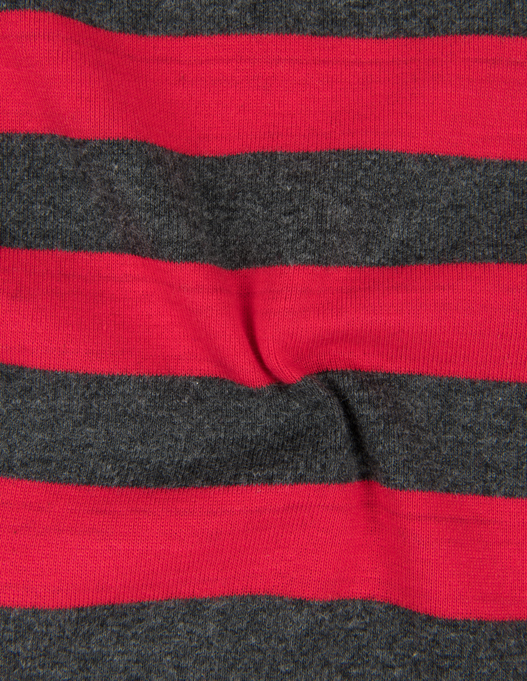 red and grey striped swatch