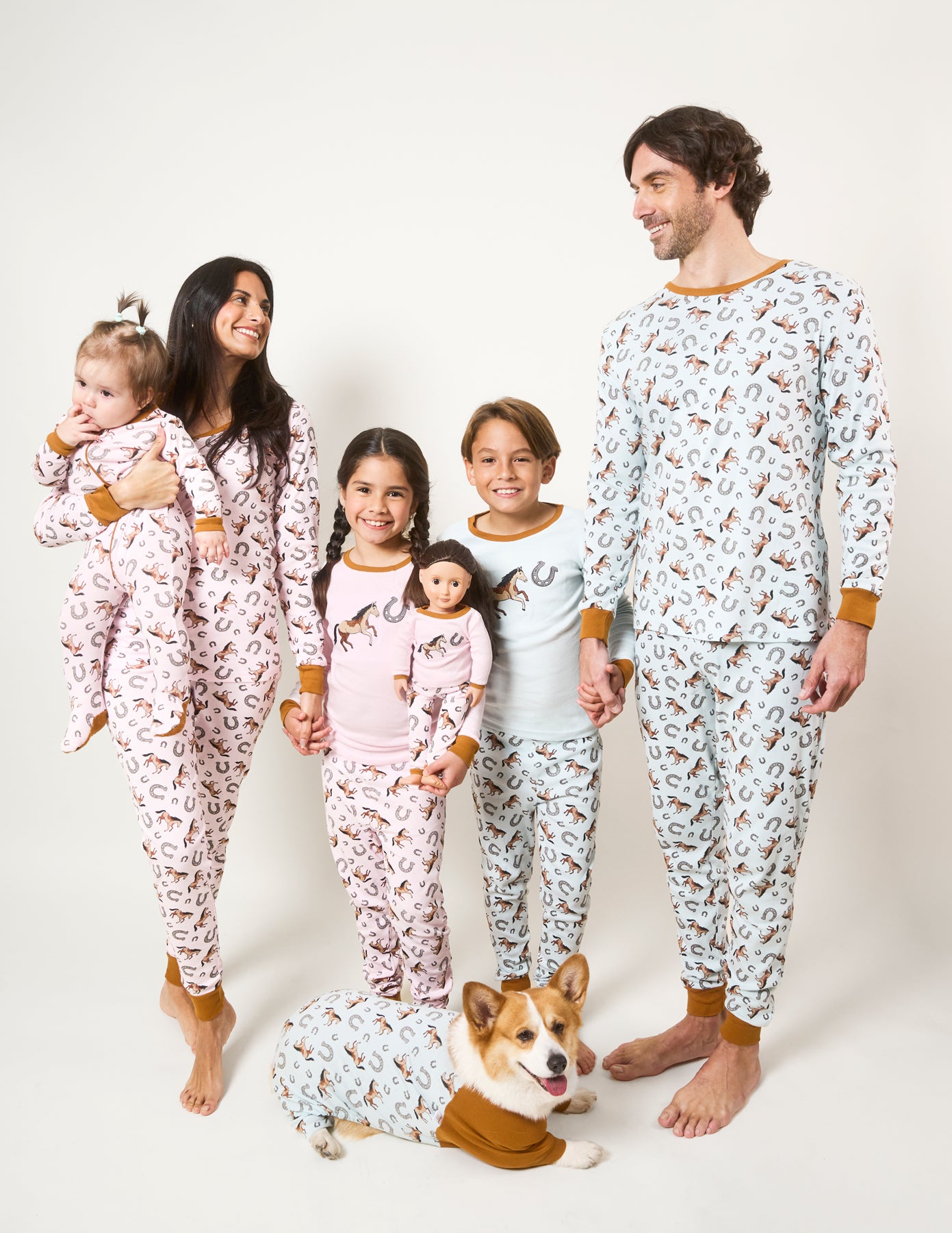 Horse Matching Family Pajama Set – Leveret Clothing