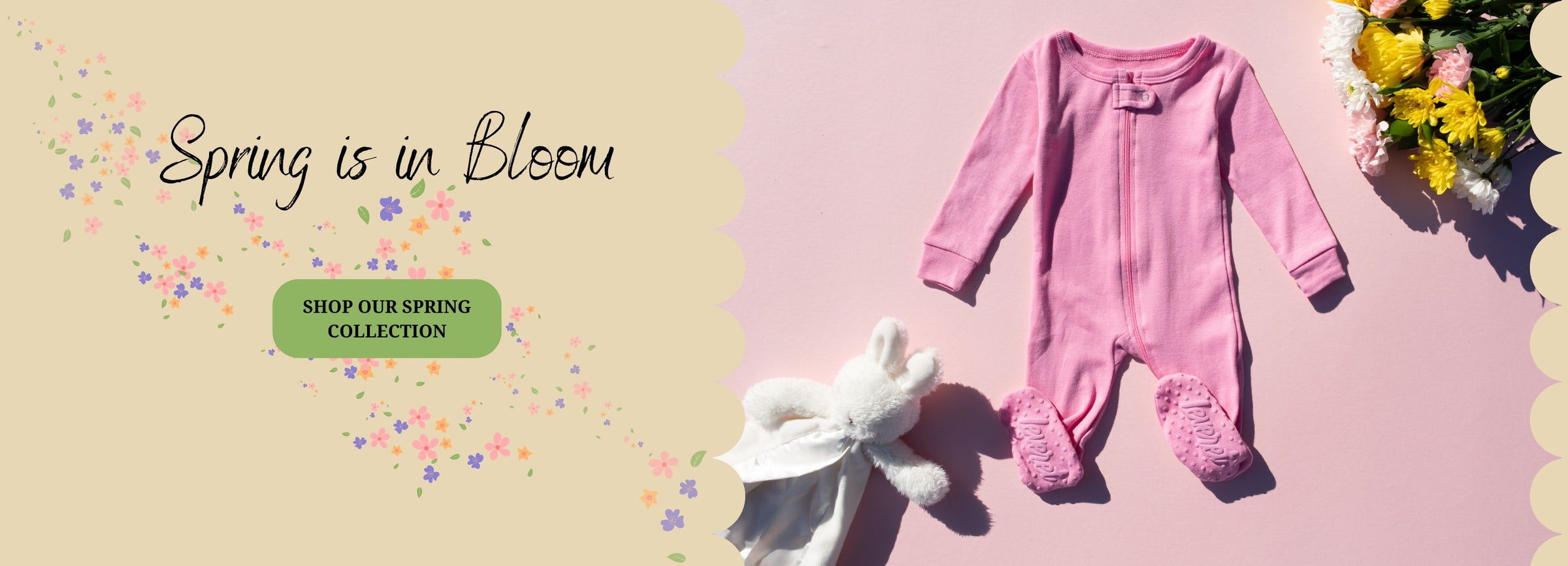 pink footed pajama, shop our spring collection