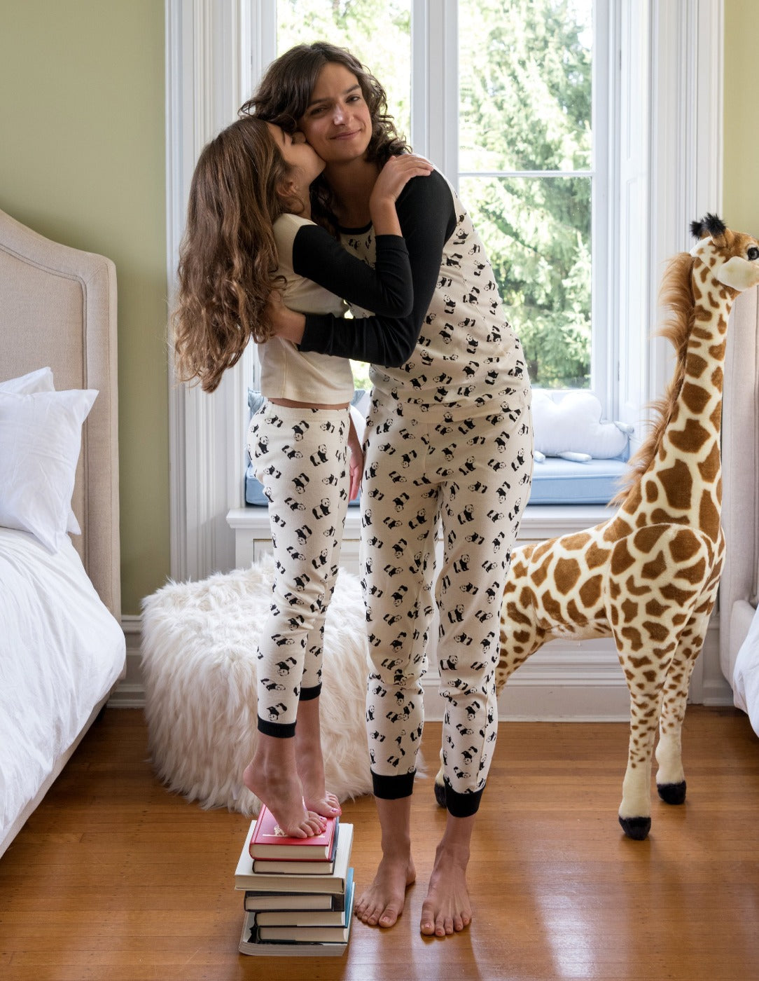Women's Panda Pajamas - Main Image