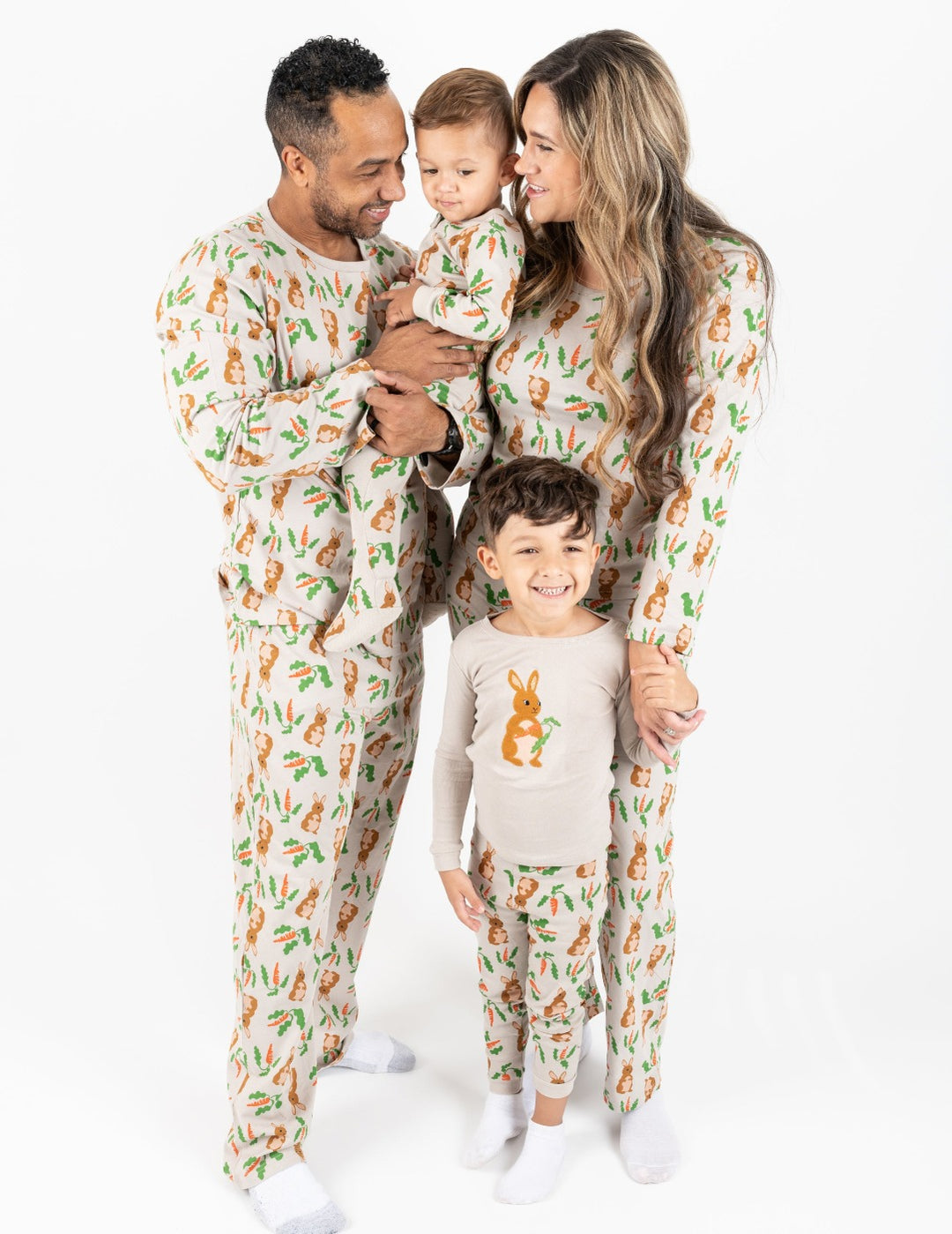 rabbit matching family pajamas