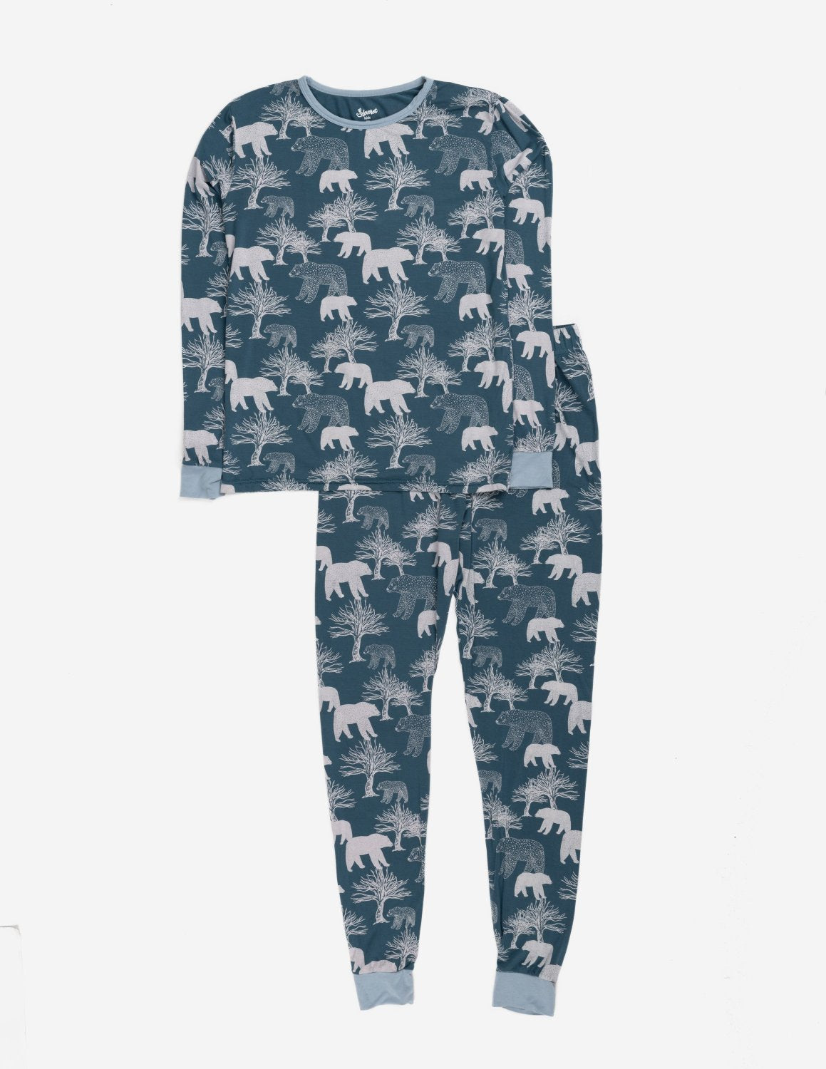 Leveret Clothing Kid's Bamboo Pajamas Leopards / 14 Years, image size:1159x1500