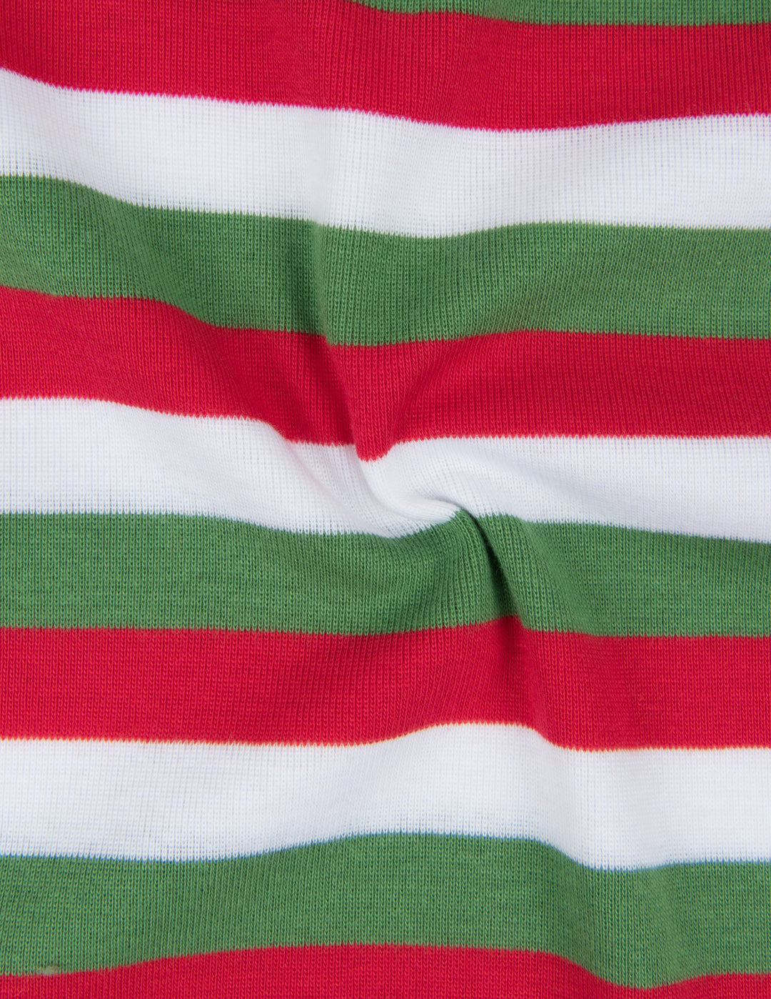 red, white, & green striped swatch