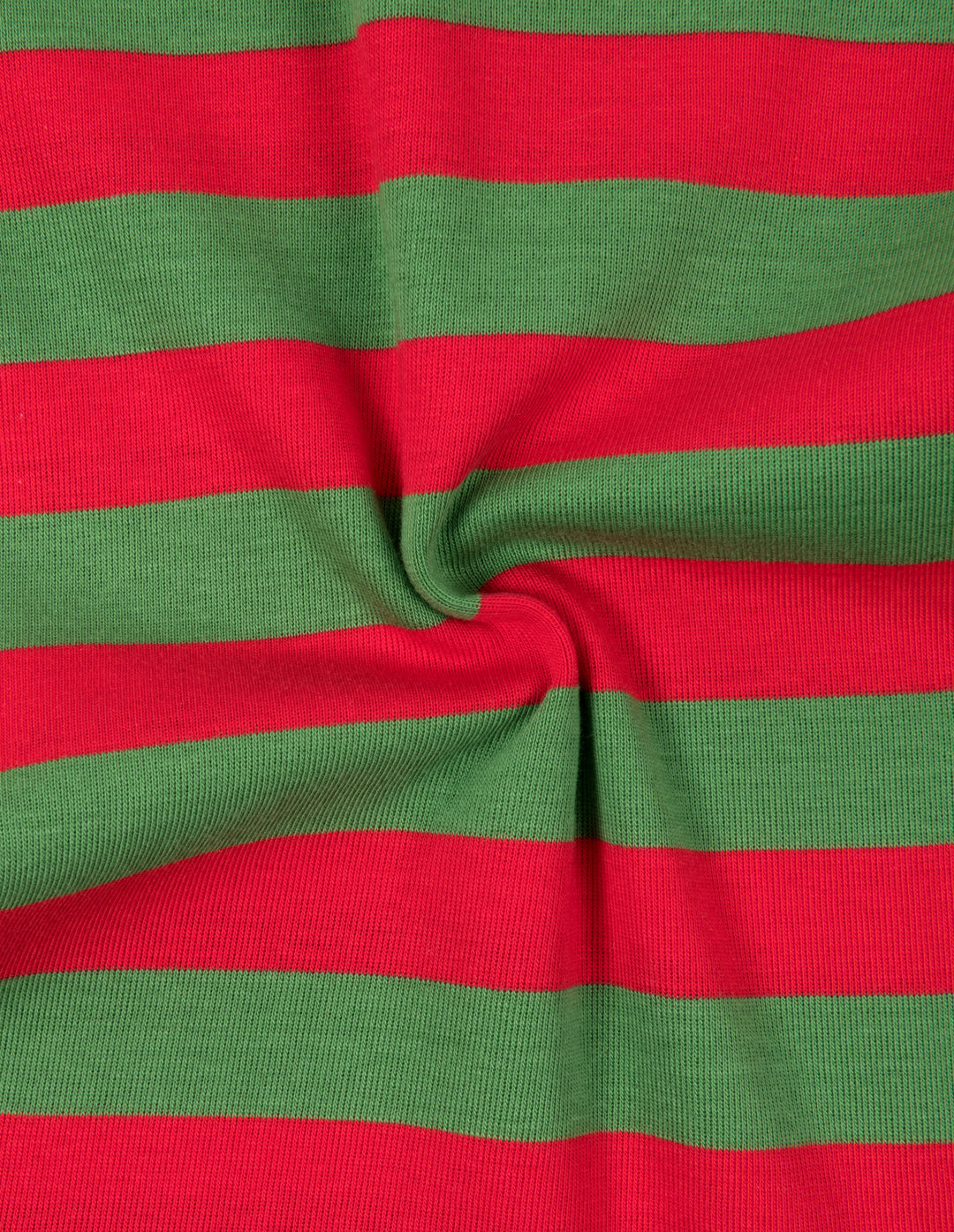 red and green striped swatch