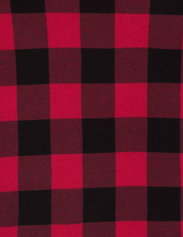 red and black plaid fabric