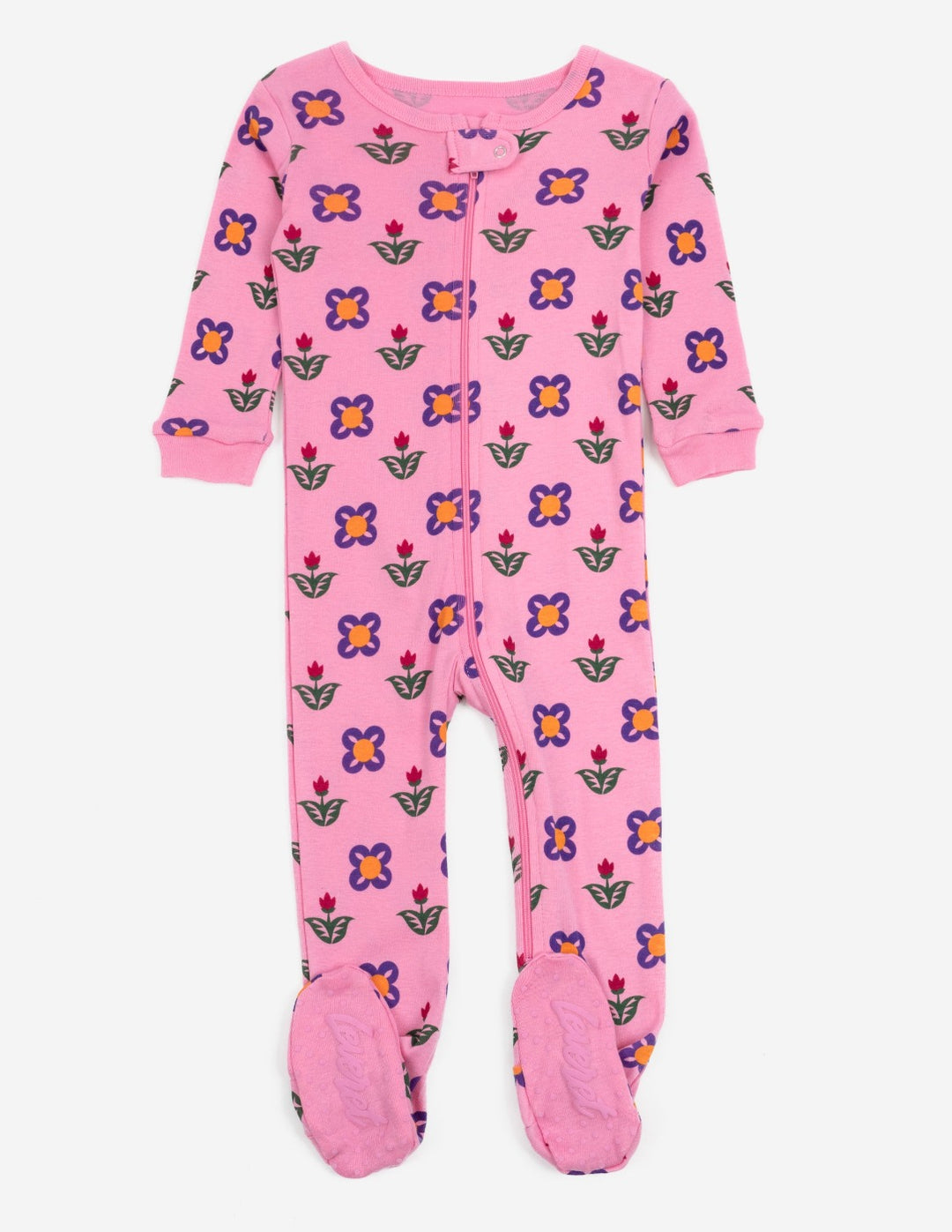 matching family pink flower spring womens and girls pajamas