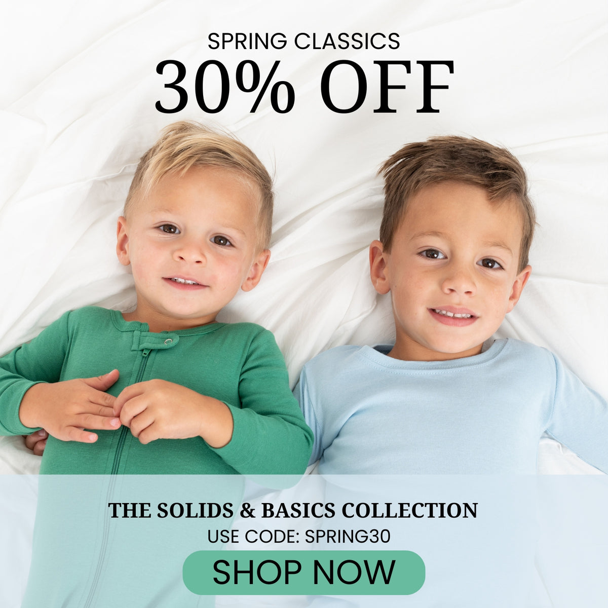 spring classics. 30% off the solids and basics collection. Use code: SPRING30. Shop now