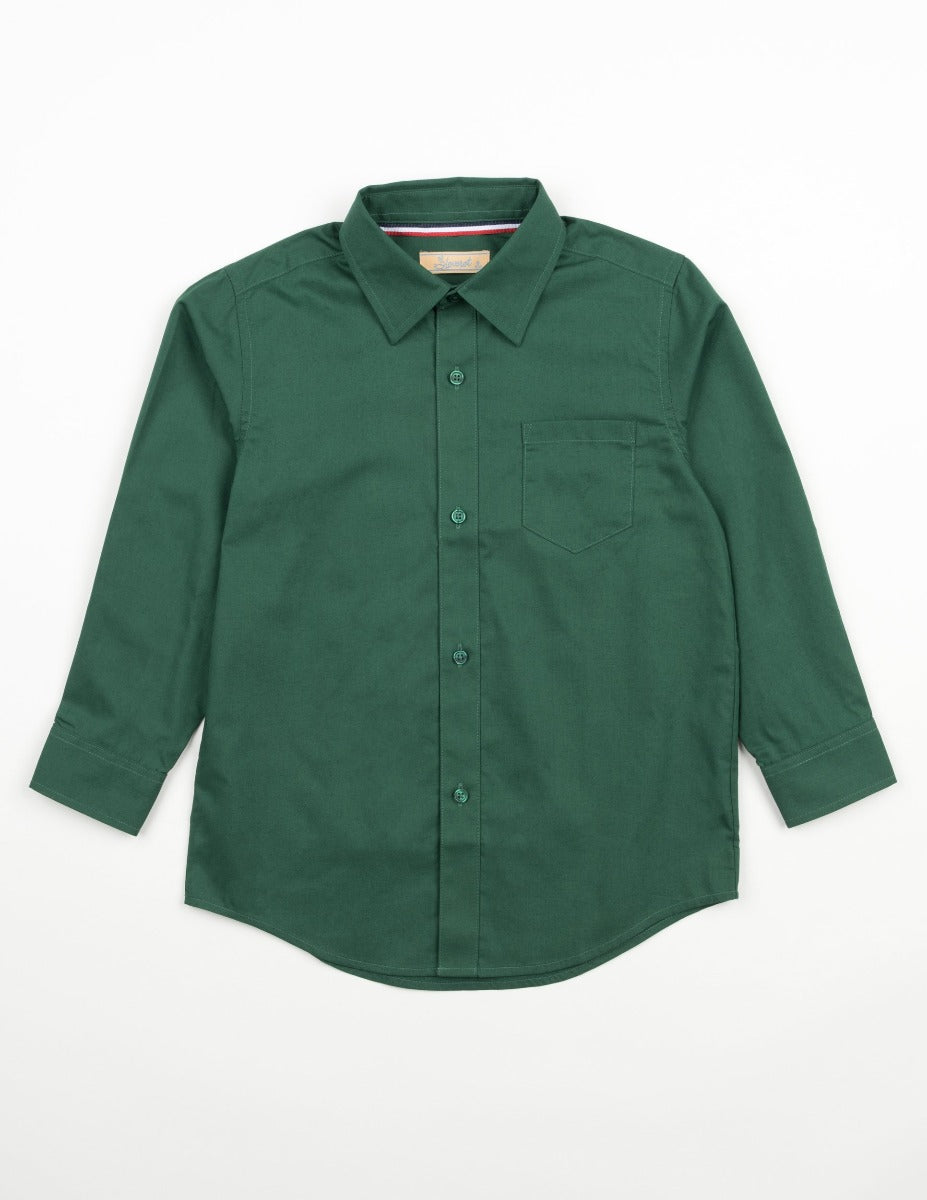 Leveret Boys Dress Shirt green / 5 Years Leveret Boys Dress Shirt green / 5 Years