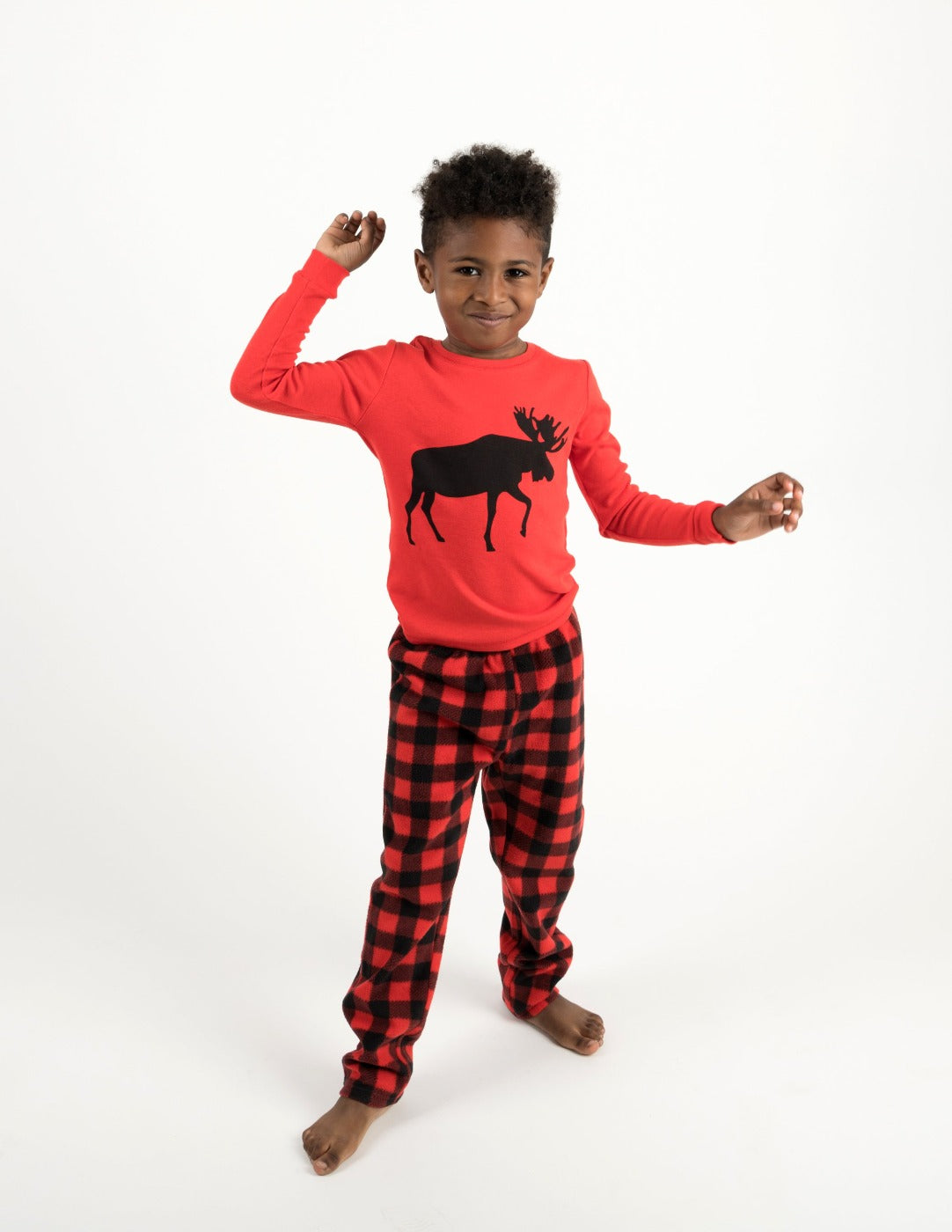 Cute Eh Kids Fleece Moose Pajamas, Moose Pajamas, Canada Pride