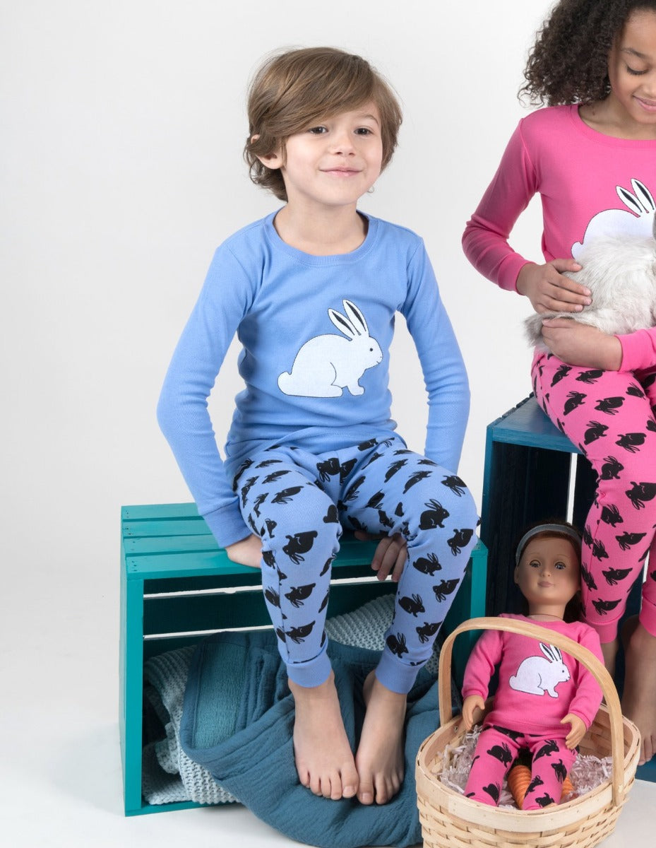 Family Rabbit Pyjamas Bunny Pajamas – Matching Two-Piece Bunny Sets | Leveret – Leveret Clothing