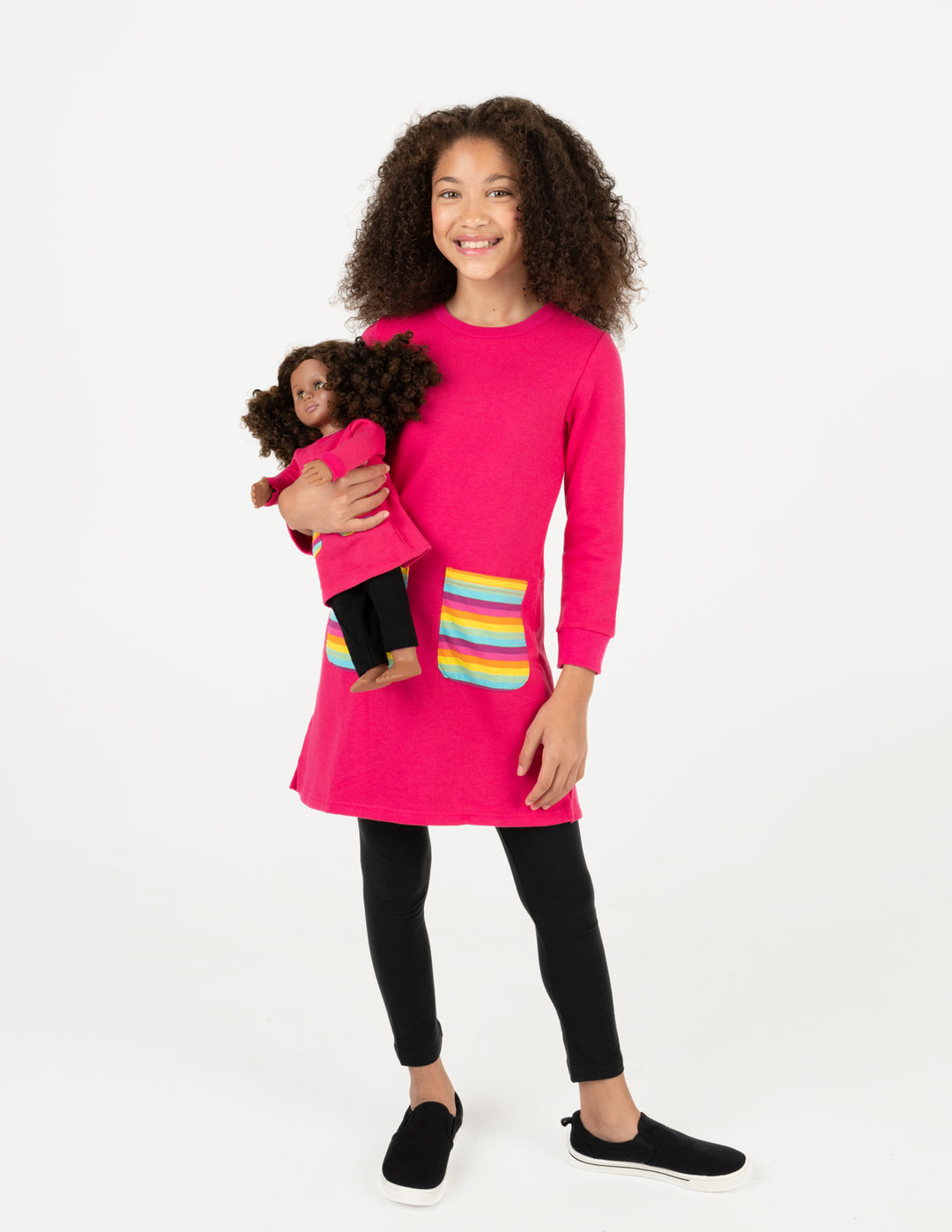 Leveret Girls Rainbow Sweatshirt Dress – Leveret Clothing
