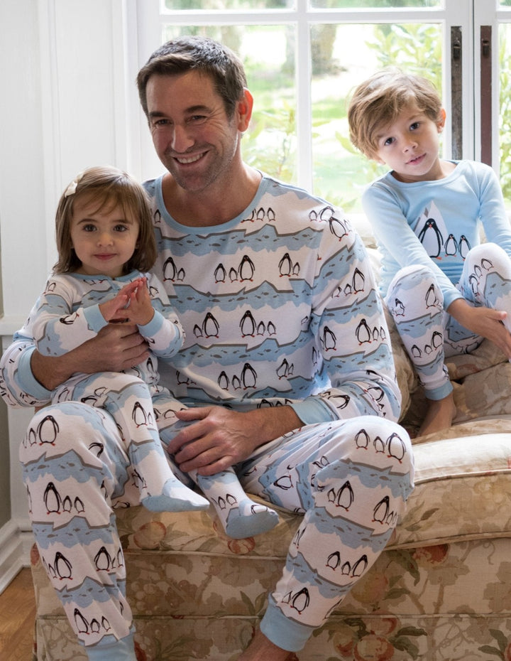 blue penguin men's cotton pajama