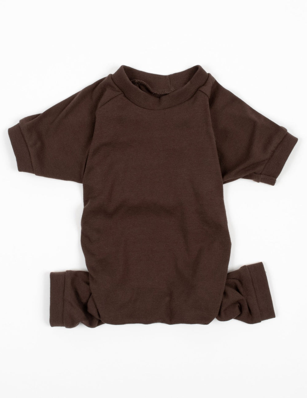 solid brown dog pajamas