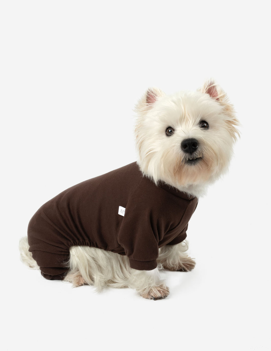 brown cotton dog pajamas