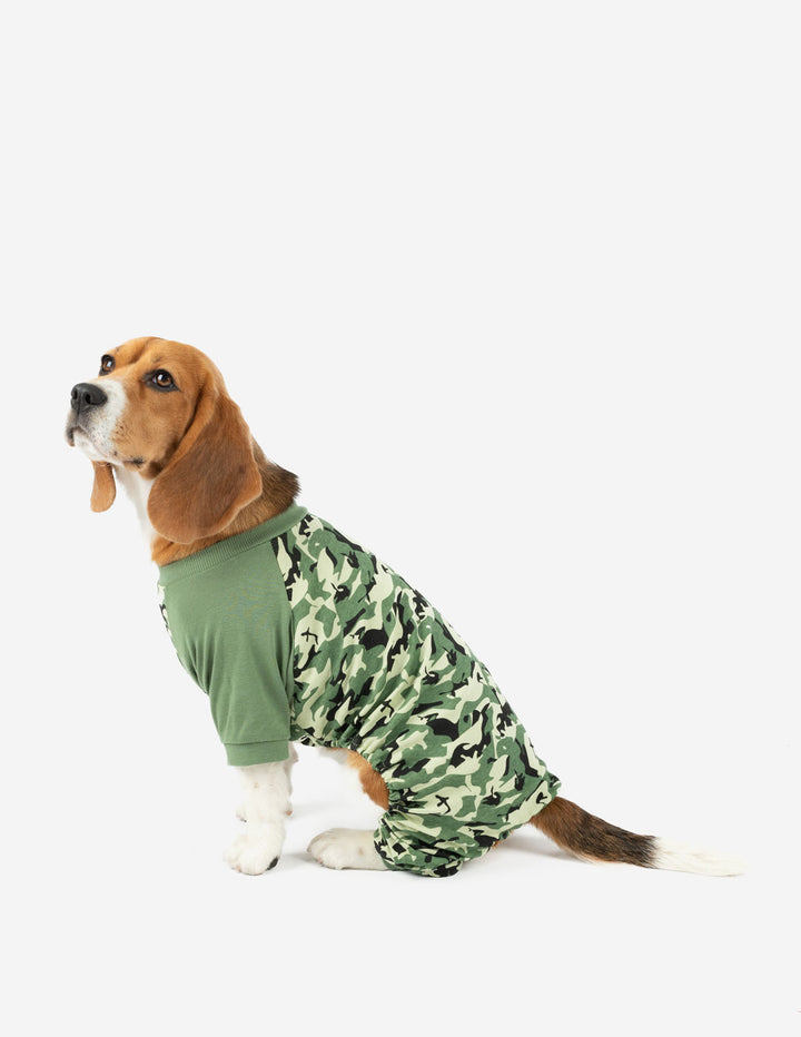 camouflage dog pajamas