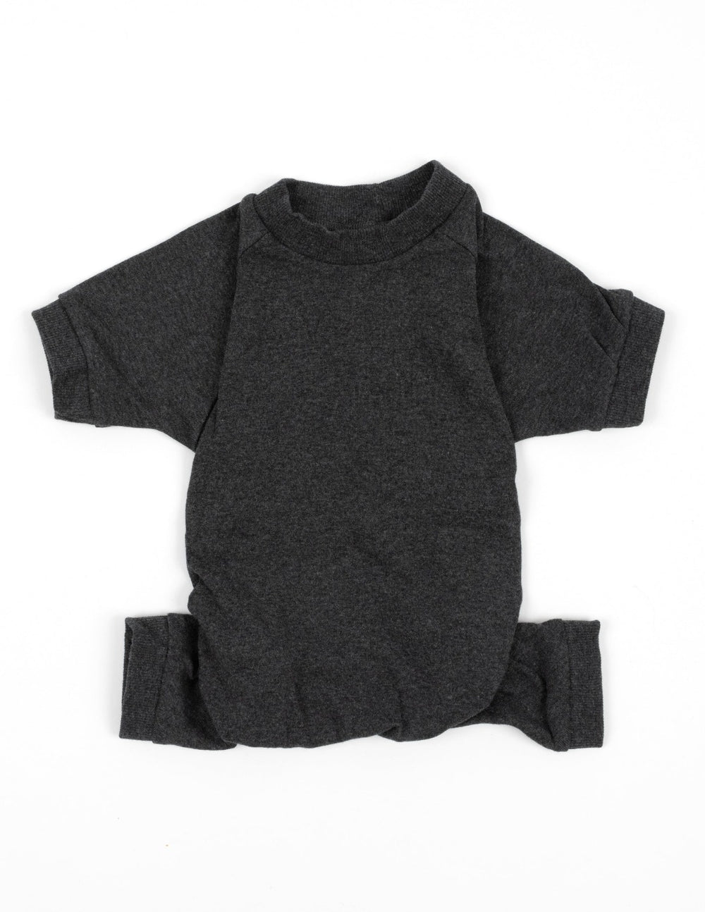 solid dark grey dog pajamas