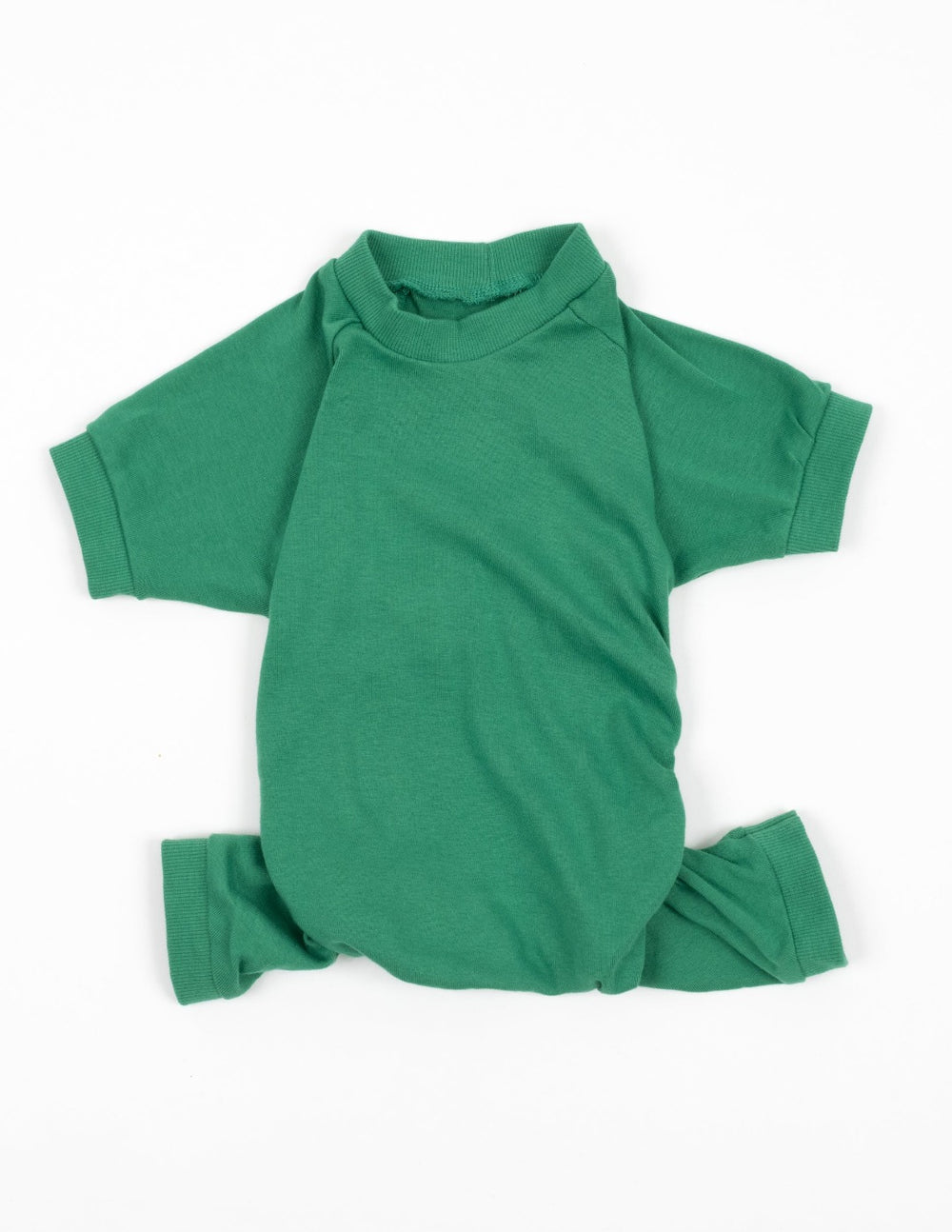 solid green dog pajama