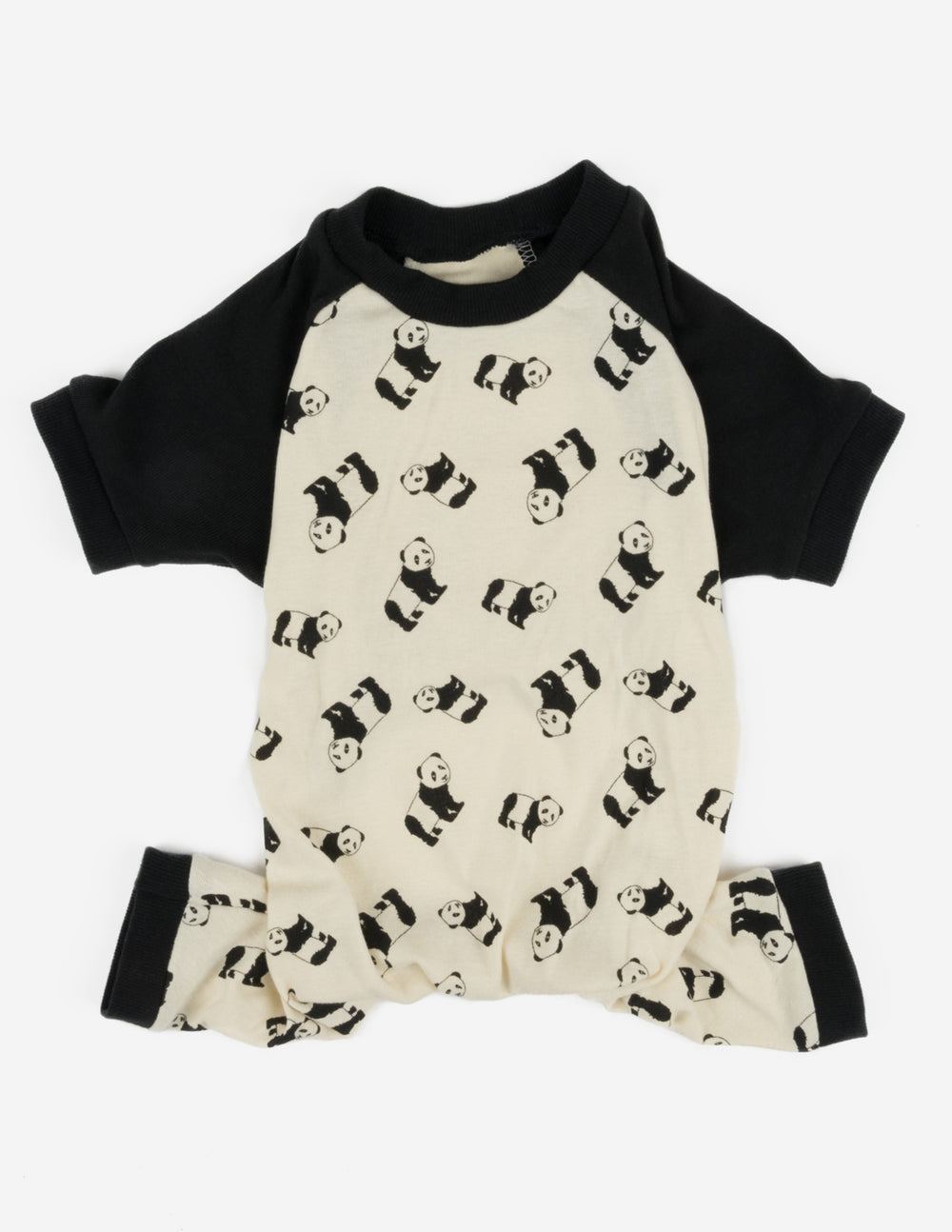 off white panda print dog pajama