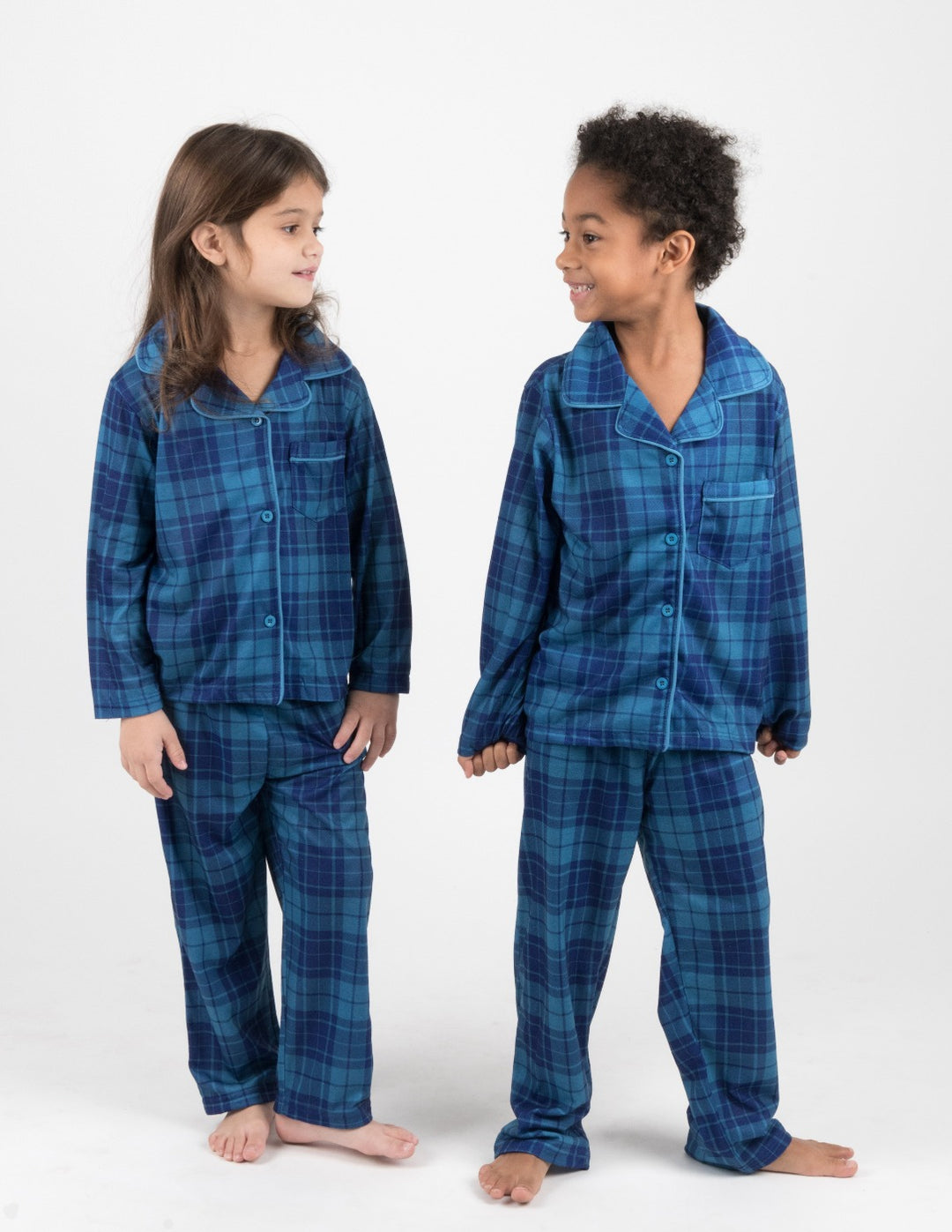 Leveret Kids Button Down Plaid & Prints Pajamas – Leveret Clothing
