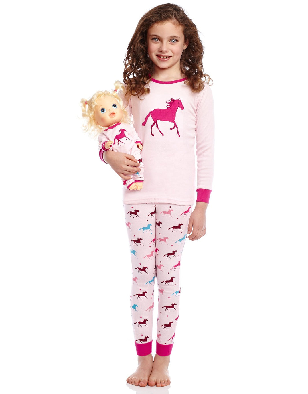 Matching Girl Doll Horse Pajamas