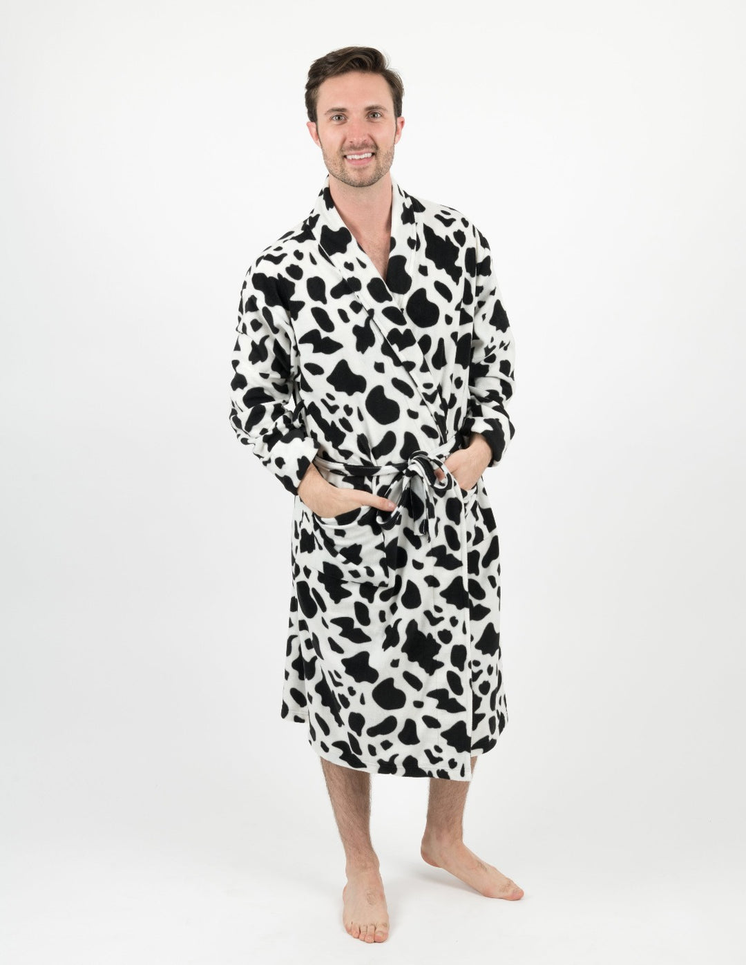 Cow Robe Leveret Men's Fleece Cow Robe – Leveret Clothing