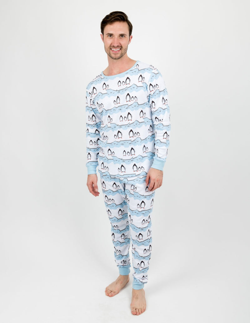 blue penguin men's cotton pajama