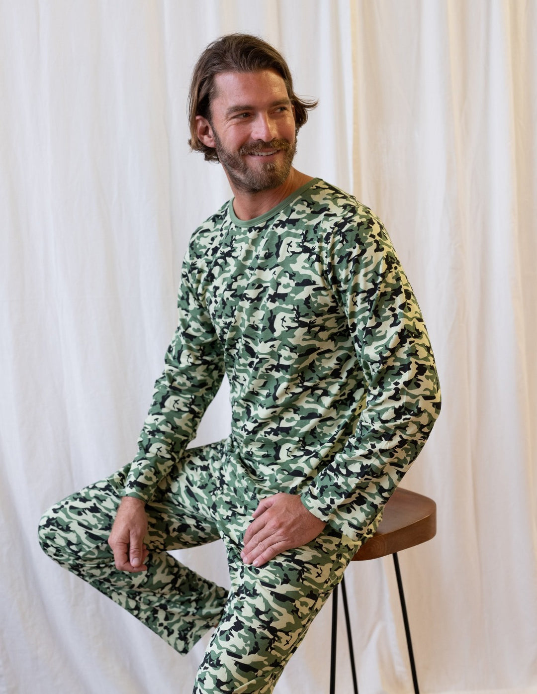 Men's Loose Fit Camouflage Pajamas – Leveret Clothing