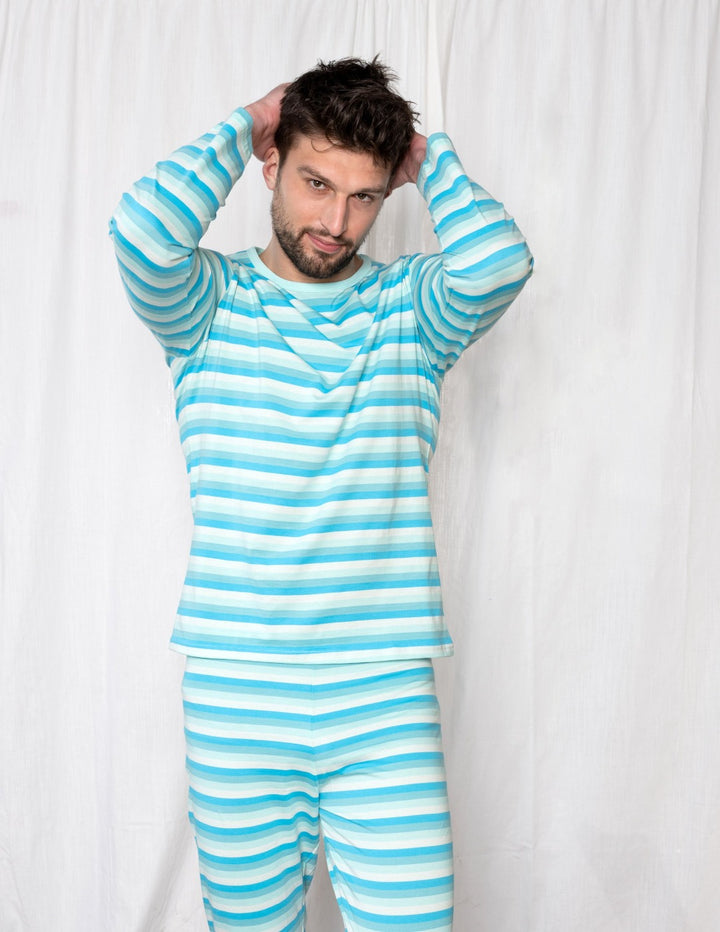 Kids Cotton Orca Stripes Pajamas – Leveret Clothing