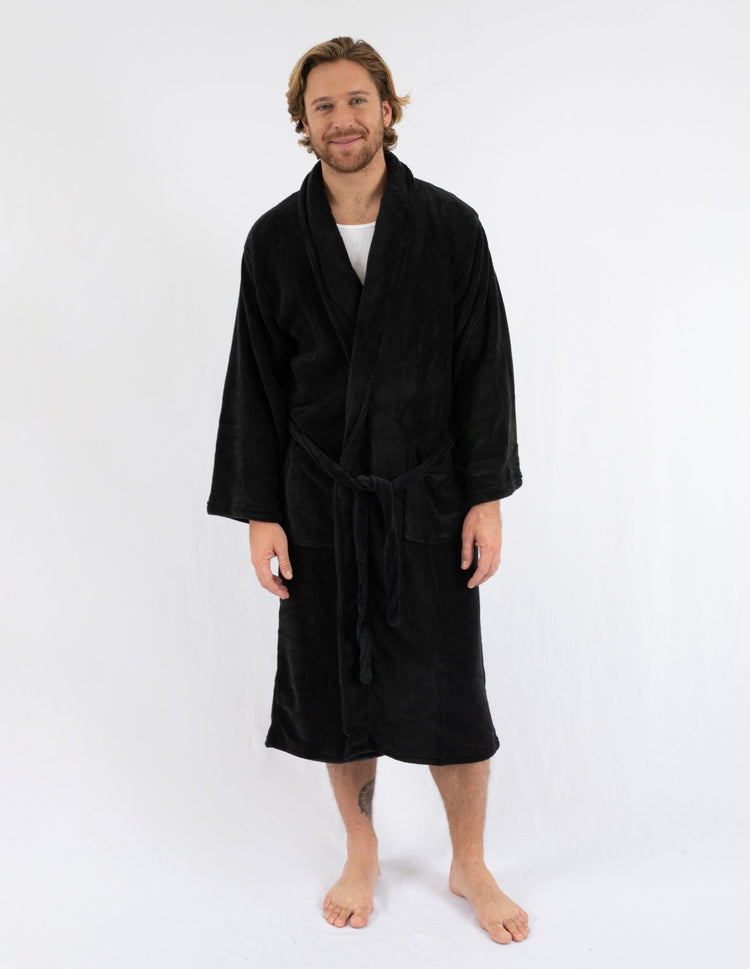 LEVERET MEN'S FLEECE ROBES Leveret Clothing