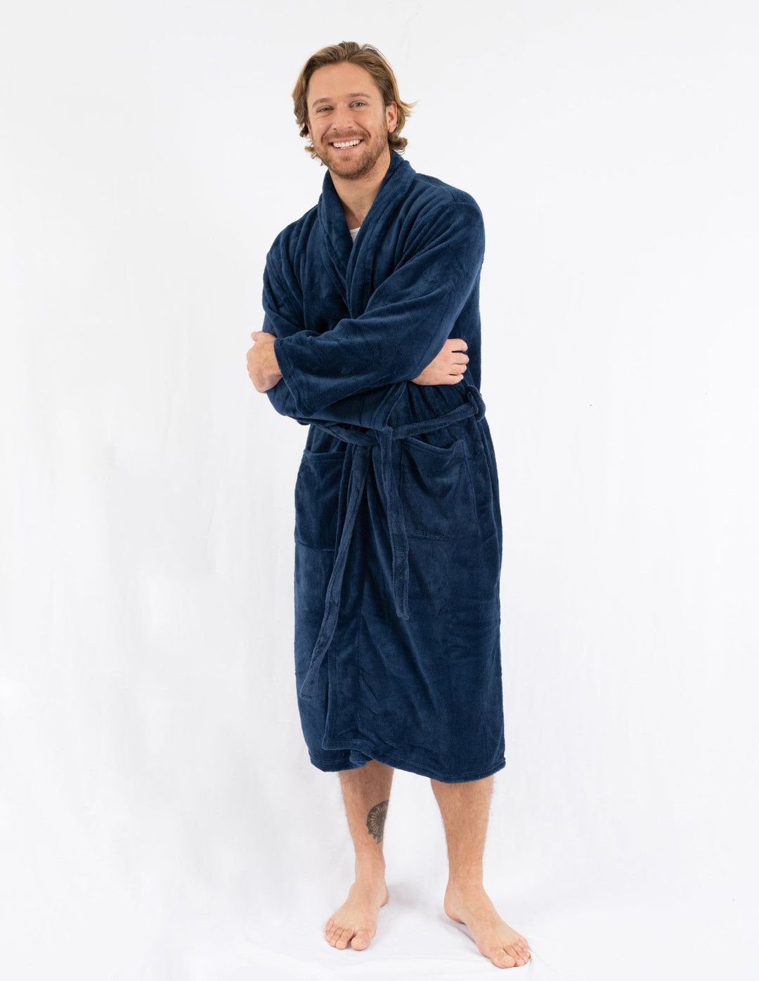 Fether Robe Men LEVERET MEN'S FLEECE ROBES – Leveret Clothing
