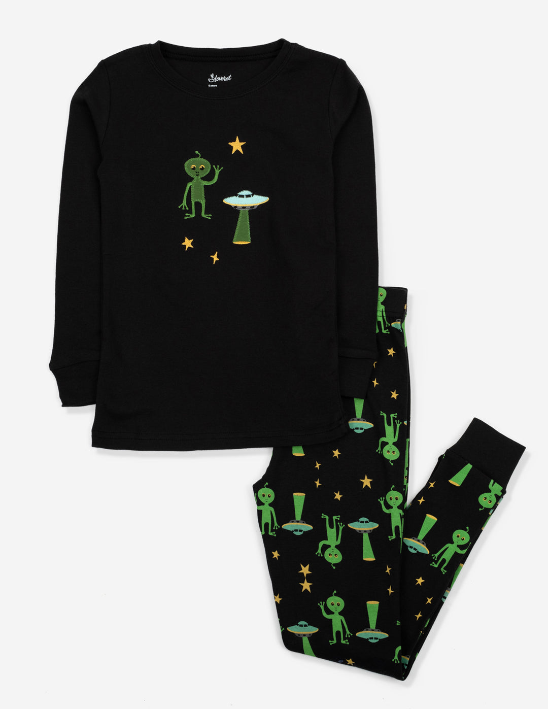 aliens kids cotton pajamas
