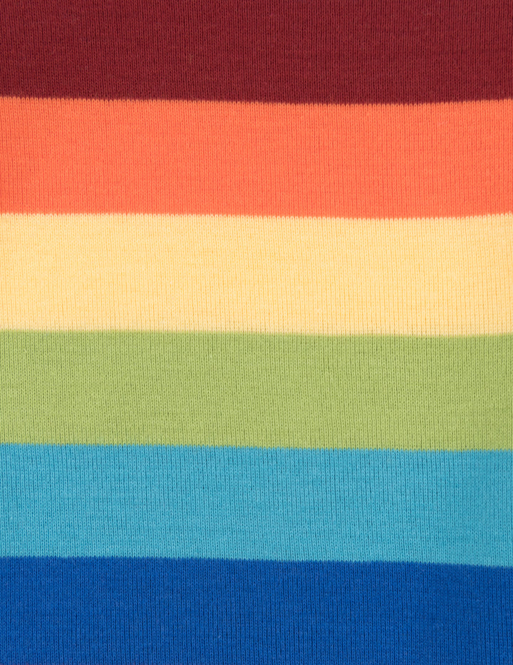 rainbow boy striped cotton kids pajamas