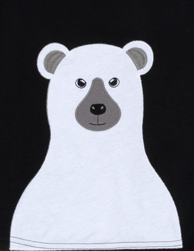 polar bear kids cotton pajamas