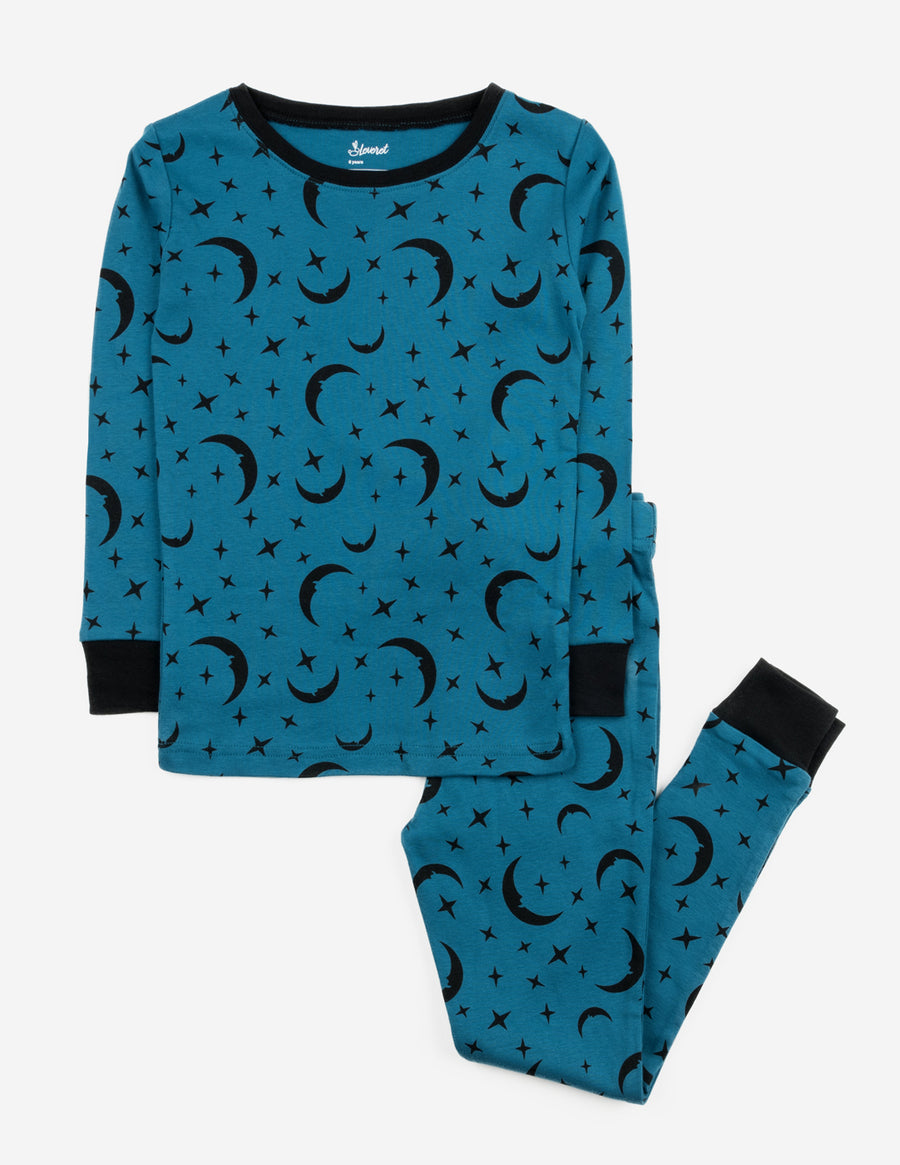 Kids Moon Pajamas – Leveret Clothing