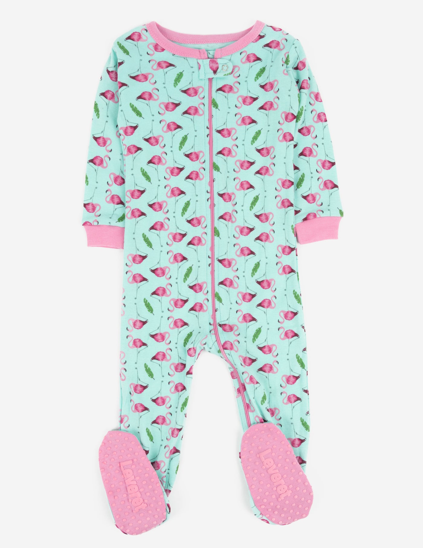 Kids Footed Flamingo Pajamas