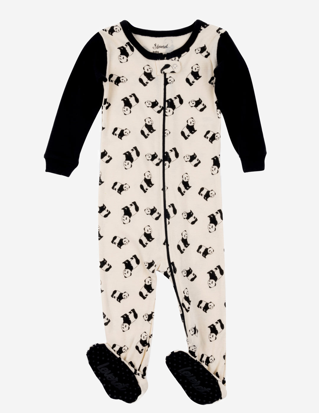 Leveret Kids Footed Panda Pajamas – Leveret Clothing