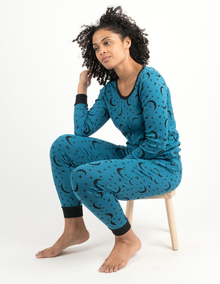 Moon Pyjamas Leveret Women's Moon Pajamas – Leveret Clothing