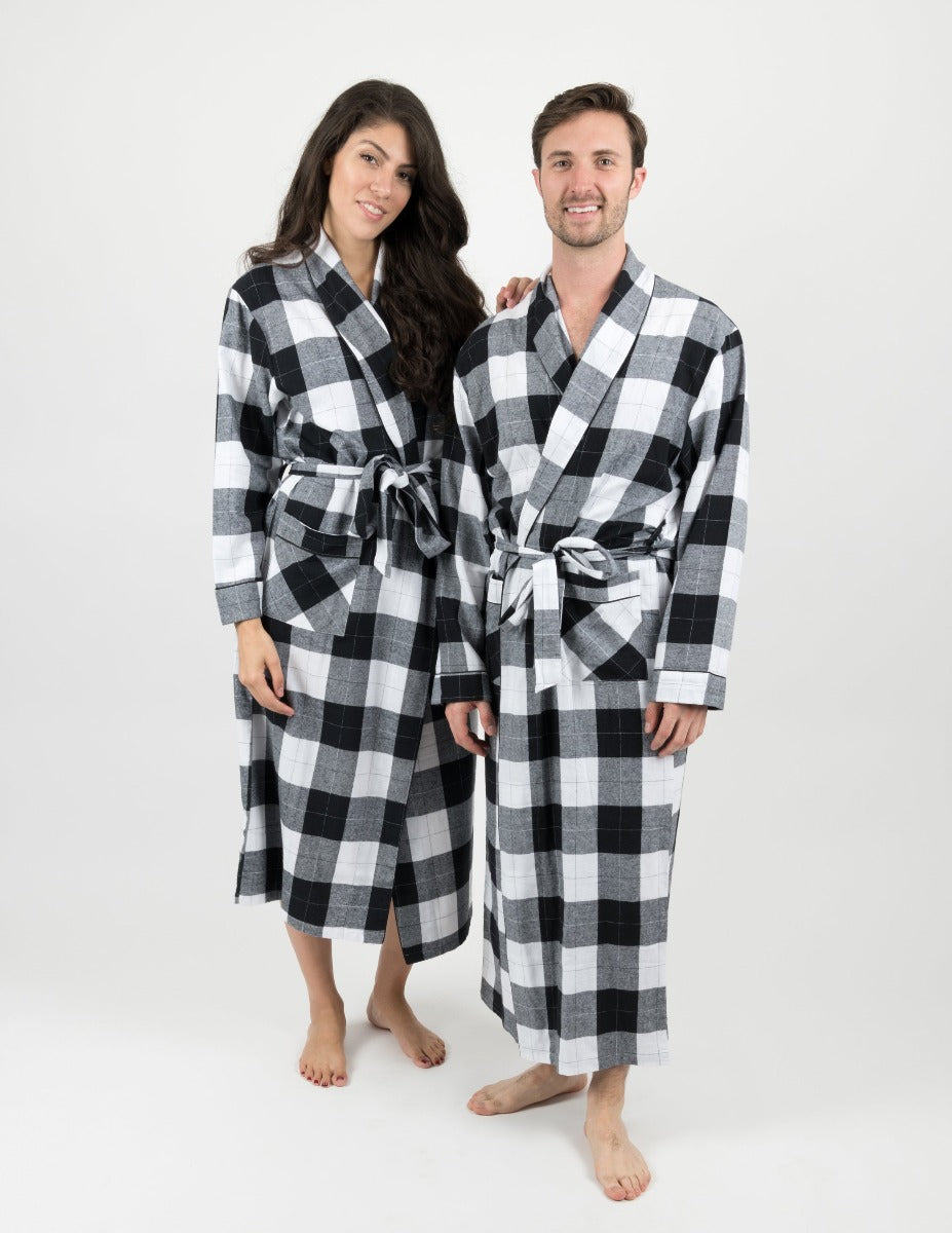 Long Flannel Robe in Women's Flannel Pajamas