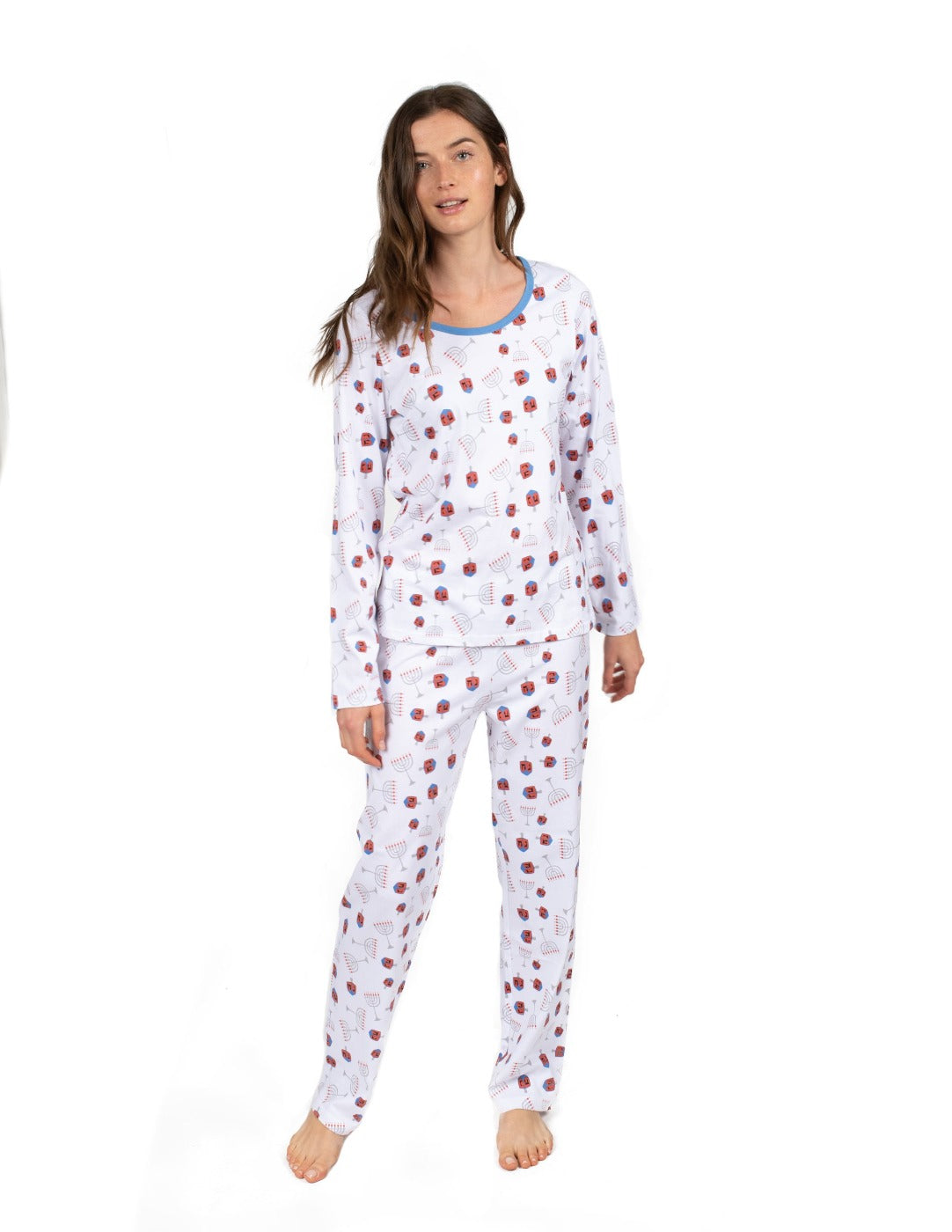 menorah women's cotton pajamas