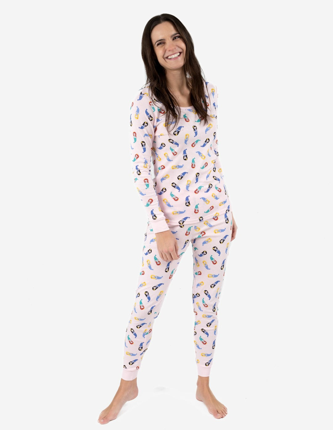 Leveret Women's Two Piece Cotton Pajamas – Leveret Clothing