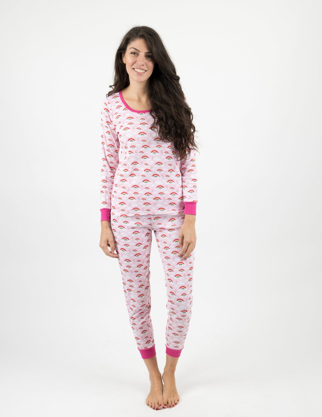 Leveret Women's Two Piece Cotton Pajamas – Leveret Clothing