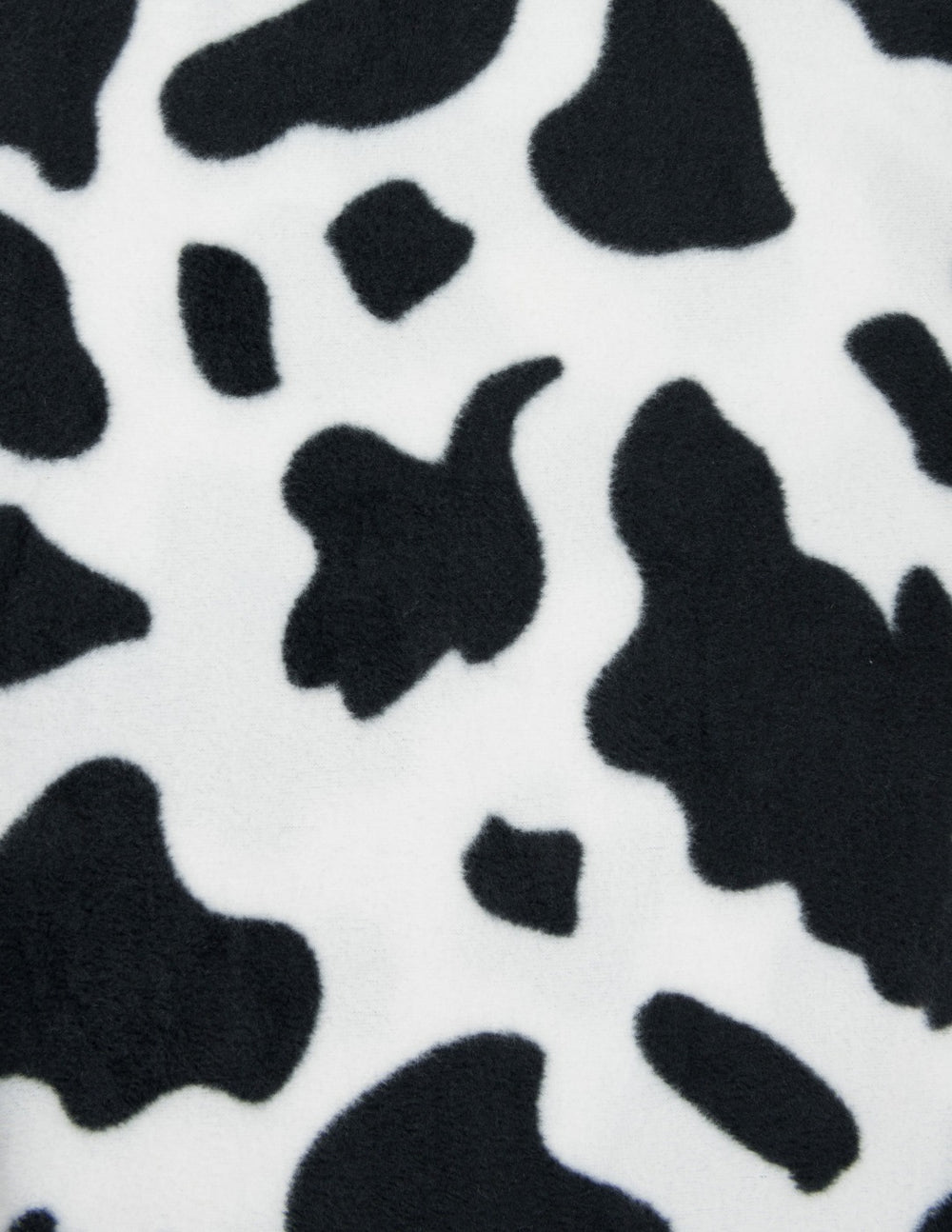 cow print men's fleece and cotton pajama set